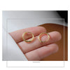 Small Hoop Piercing Earrings with Three Metal-Tone Choices - Image 16