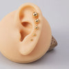5Pcs 2.5/3/4/5/6mm Balls Cartilage Helix Ear Piercings Tragus Ball Studs Surgical Steel Barbell Earring Body Jewelry 16G - Image 22