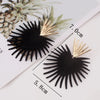 Cool Black Color Flower Drop Earrings for Women Geometry Round Heart Leaf Butterfly Crystal Party Jewelry Summer Gift - Image 42