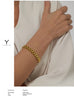Stainless Steel Chain Bracelet Simple Plated Heavy Metal Texture Jewelry Men Party - Image 15