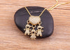 Family Pendant Necklace with Child Figure Combinations and Stone Accents - Image 23