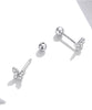 Brilliant Star Butterfly and Snowflake Stud Earrings in Multiple Designs - Image 17