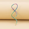 1PC Steel Twist Hanging Loop Earring Taper Ear Weight Hanger Helix Hoop Tragus Stretcher Expander Piercing Body Jewelry - Image 9