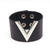 Europe Crack Leather Bracelet For Women All-Match V Word Wide Punk Style Soft Jewellery Cool - Image 5