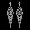 Silver Color Crystal Long Wedding Drop Earrings for Women Rhinestones Tassels Dangle Earrings Brides Gifts Party Jewelry - Image 34