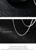 Modian Dazzling Simple Adjustable Necklace for Women Girls 925 Sterling Silver Luxury Brand Jewelry 2024 New Mode Accessories