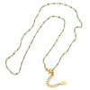 Hot Pink Stainless Steel Link Cable Chain Gold Color Satellite Enamel Beads Necklace for Women Chic Summer Gift - Image 24