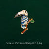 Creative Enamel Female Suit Bird Dragonfly Animal Pin Brooch Woman Bag School Bag Brooches Accessories - Image 15