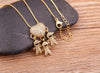 Family Pendant Necklace with Child Figure Combinations and Stone Accents - Image 32
