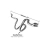 1PC Brass Snake Earing Clips Without Piercing Punk Non Pierced Clip Earrings Ear Cuffs for Women Men Black Fake Piercing Jewelry - Image 4