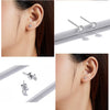 Three-Pair Cubic Zirconia Stud Earring Set in Multiple Metal-Tone Options - Image 19