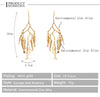 Simple Gold Color Metal Leaf Drop Earrings For Women Bohemian Large Dangle Earring Big Alloy Pendant Drop Earrings Punk - Image 11