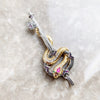 Pendant Key With Snake Winged Heart Summer Jewelry Europe Silver Vintage Happiness Gift For Woman - Image 6