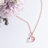 Wedding Bridal Zirconia Jewelry Sets For Women Romantic Shell Flower Choker Elegant Pearl Necklaces Earrings Gift - Image 6