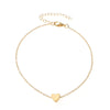 Layered Bead Anklet with Heart Charm - Image 12