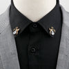 1 Pair Retro Lapel Pin Brooch Vintage Tree Leaf Collar Pin Hollowed Out Crown Shirts Suits Breastpin Jewelry Accessories - Image 5