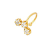 1PC Gold Plated Stars Flowers Clip Earring for Women Simple Crystal Ear Cuff Earrings Couples Appointment Jewelry Gift - Image 4