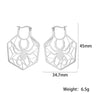 Stainless Steel Pentagram Hoop Earrings for Women Gothic Witchy Star Dangle Earrings Amulet Jewelry - Image 8