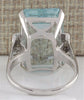 Oversize Sky Blue Square Cubic Zirconia Crystal Ring for Women Jewelry Cocktail Party Size 5-12 - Image 8