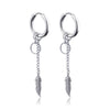 Punk Stainless Steel Chain Hoop Earrings For Women Men Goth Pop Hip Hop Pendants Ear Jewelry Accessories Earring - Image 28