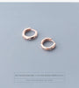 Modian Silver 925 Jewelry Minimalism Clear CZ Hoop Earrings for Women Sterling Silver 925 Anti-allergy Fine Jewelry Gifts