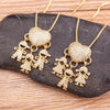 Family Pendant Necklace with Child Figure Combinations and Stone Accents - Image 1