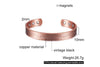 Copper Bracelet Men Magnetic Vintage Adjustable High Magnet Open Cuff Bangles Jewelry for Male Women - Image 14