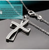 Silver 16-30 Inch Chain Cross Zircon Pendant Necklace For Woman Wedding Party Charm Jewelry - Image 13