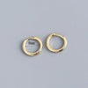 Stainless Steel 1 Pair Minimalist Huggie Hoop Earrings For Women Gold Color Tiny Round Circle 6/8/10mm Punk Unisex Rock Earring - Image 19