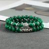 2Pcs/Set Wooden Beaded Buddha Bracelet Stone Bracelets for Men Women Buddhist Meditation Rosary Jewelry Gift - Image 5