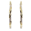 Simple Stylish Women Twist Hoop Earrings Gold Color Delicate Gifts Versatile Style Female Earring Jewelry - Image 4
