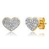 Crmya Gold Silver Filled Heart Hoop Earrings CZ Zircon Long Chain Stud Earings For Women Girls Jewelry - Image 25