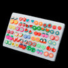 18/36/100Pairs Women Star Moon Small Plastic Stud Earrings Set Girl Children Cartoon Geometric Party Birthday Christmas Jewelry - Image 24