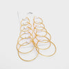 6 Pairs Big Circle Hoop Earrings Set For Women Gold Silver Color Round Earring Wedding Party Ear Jewelry Gift - Image 22