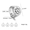 Lilith Seal Kabbalah Amulet Men Ring Night and Moon Demon Goddess Solomon Magic Golden Stainless Steel Rings Jewelry - Image 2