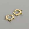 Stainless Steel 1 Pair Minimalist Huggie Hoop Earrings For Women Gold Color Tiny Round Circle 6/8/10mm Punk Unisex Rock Earring - Image 28