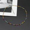 Korean Sweet Colorful Chokers Collar Boho Seed Beaded Clavicle Necklaces for Women Girls Jewelry - Image 5