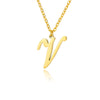 Dainty Initial Letter Necklaces For Women Gold Color Minimalist Stainless Steel Initial Necklace Wedding Jewelry Gift - Image 23