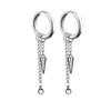 1 Pair Stainless Steel Stud Earrings for Men/Women Cross Pendant Long Tassel Unisex Hoop Earrings Punk Gothic Metal Jewelry - Image 29