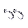 1 Pair Stainless Steel Stud Earrings for Men/Women Cross Pendant Long Tassel Unisex Hoop Earrings Punk Gothic Metal Jewelry - Image 14
