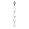 14G Animal Heart Dangle Belly Button Rings Steel Curved Navel Barbell Ring Body Jewelry Piercing Ombligo for Women Girl - Image 25