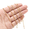 10 Meters Bulk Fancy Stainless Steel Satellite Chain Anti Bead Ball Cable Chain for Necklace Choker Anklet Making - Image 12