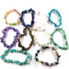 Multicolor Stone Chip Bracelet with Elastic Cord - Image 5