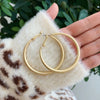Hollow Waterdrop Shape Big Hoop Earrings For Women Basketball Statement Earrings Hoops Punk Jewelry Gift - Image 7