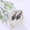 Stainless Steel Symmetrical Geometry Drop Earrings for Women Golden Black Statement Earring Jewelry - Image 4