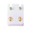 2pcs Gold Plated Steel Earring Studs for Ear Piercing Gun Birthstone CZ Ear Stud Earrings Studs Tragus Cartilage Body Jewelry - Image 26