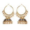 Gypsy Ethnic Round Bells Indian Jewelry Earrings Vintage Tribe Jhumka Earrings Kolczyki Wedding Jewelry - Image 3