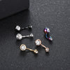 14 Gauge Stainless Steel Navel Piercing Ring with 10 mm Bar and Decorative Ends - Image 23