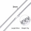 Men Women Necklace Gold Color Snake Miami Cuba Wheat Spiga Paima Link Round Box Curb Chain 24" Choker - Image 14