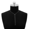 Copper Snake Chain Tassel Necklace with Ball Pendant in Gold-Tone or Silver-Tone - Image 8